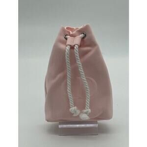 Brand-New Dior Pink Draw-Sting Canvas Cosmetic Pouch*Protect your handbag!